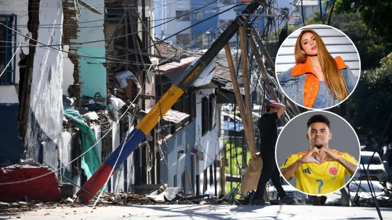 Shakira, Lucho Díaz y otros famosos que se solidarizaron con víctimas del temblor en Colombia